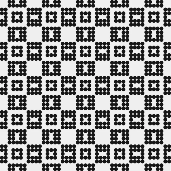 Abstrakt Sort Hvid Ornamentale Mønster Vektor Illustration – Stock-vektor