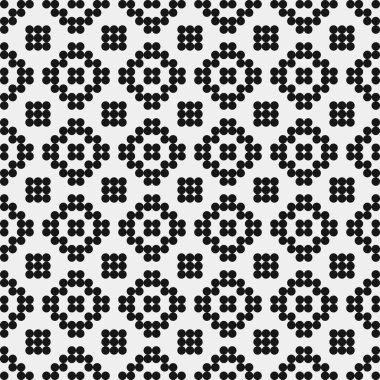 Geometrik siyah beyaz şekilsiz arka plan, vektör illüstrasyonu 