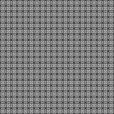 Soyut siyah ve beyaz süs desenli vektör çizimi