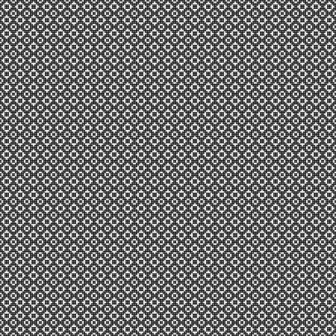 Noktalı siyah beyaz haç deseni, logo üretken hesaplama sanatı çizimi