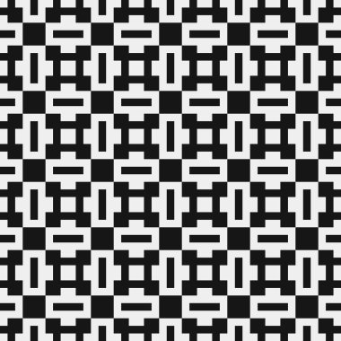 Soyut tekrarlanan çapraz desenli logo, üretken hesaplama sanatı çizimi   