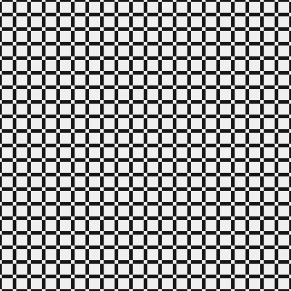 Modello Senza Cuciture Forme Geometriche Bianco Nero Illustrazione Generativa Del — Vettoriale Stock