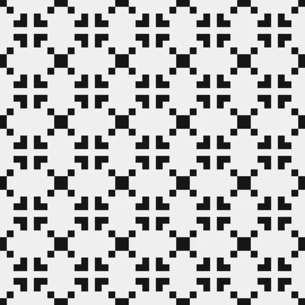 Motif Abstrait Géométrique Noir Blanc Illustration Vectorielle — Image vectorielle