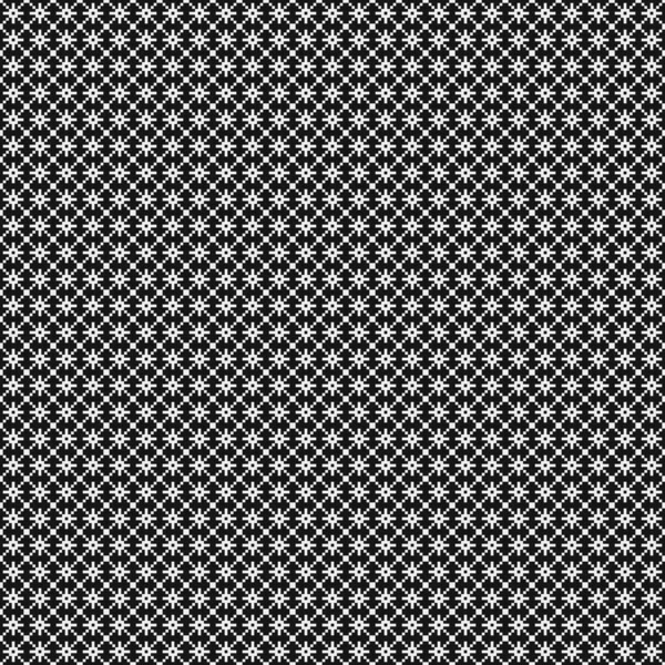 Абстрактная Геометрическая Скрещенная Черно Белая Картина Векторная Иллюстрация — стоковый вектор
