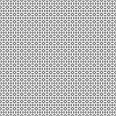 Soyut siyah ve beyaz süs desenli vektör çizimi