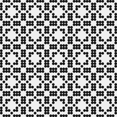 Soyut Çapraz Noktalar Şablonu, arka plan. Vektör illüstrasyonu 