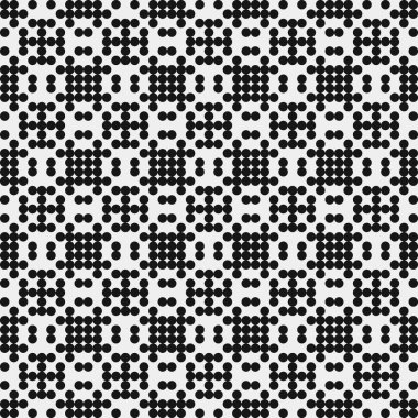 Soyut Çapraz Noktalar Şablonu, arka plan. Vektör illüstrasyonu 