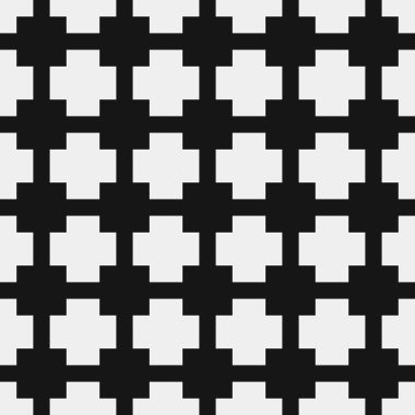 Soyut Çapraz Noktalar Şablonu, arka plan. Vektör illüstrasyonu   