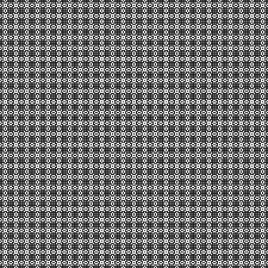 Noktalı siyah beyaz haç deseni, logo üretken hesaplama sanatı çizimi