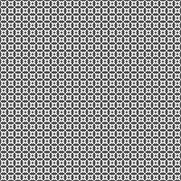 Geométrico Negro Blanco Sin Costuras Formas Fondo Vector Ilustración — Archivo Imágenes Vectoriales