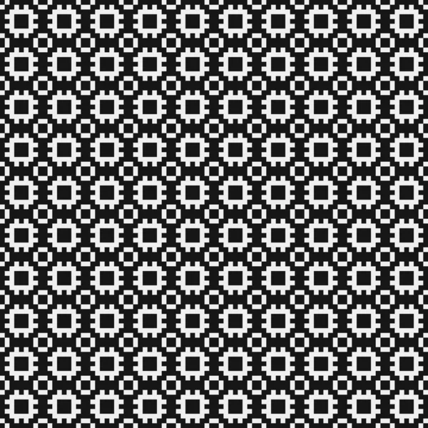 Motif Abstrait Géométrique Noir Blanc Illustration Vectorielle — Image vectorielle