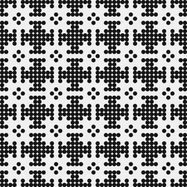 Γεωμετρικά Μαύρο Λευκό Απρόσκοπτη Σχήματα Φόντο Διανυσματική Απεικόνιση — Διανυσματικό Αρχείο