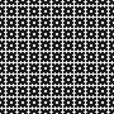 soyut geometrik siyah beyaz desen, vektör illüstrasyonu 