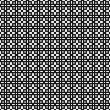 soyut geometrik siyah beyaz desen, vektör illüstrasyonu 