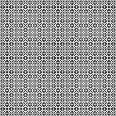 Soyut siyah ve beyaz süs desenli vektör çizimi