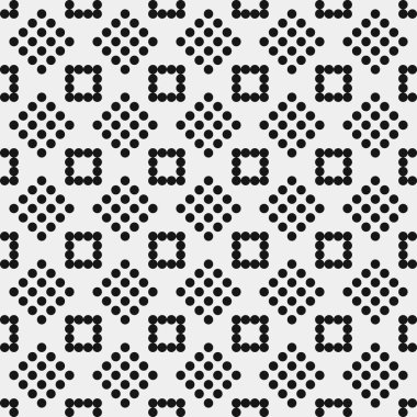 Soyut Çapraz Noktalar Şablonu, arka plan. Vektör illüstrasyonu   