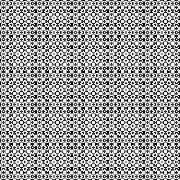 Геометрические Черно Белые Бесшовные Формы Фона Векторная Иллюстрация — стоковый вектор