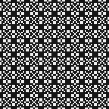 Kusursuz geometrik desen. vektör siyah ve beyaz arkaplan.