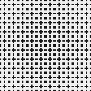 Soyut Çapraz Noktalar Şablonu, arka plan. Vektör illüstrasyonu   