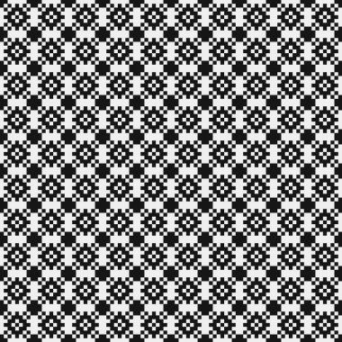 Geometrik şekilli kusursuz desen. vektör illüstrasyonu.