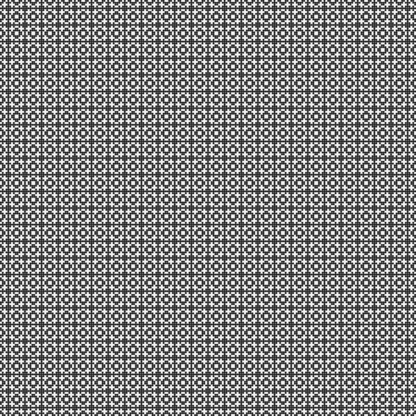 Motif Sans Couture Noir Blanc Formes Géométriques — Image vectorielle