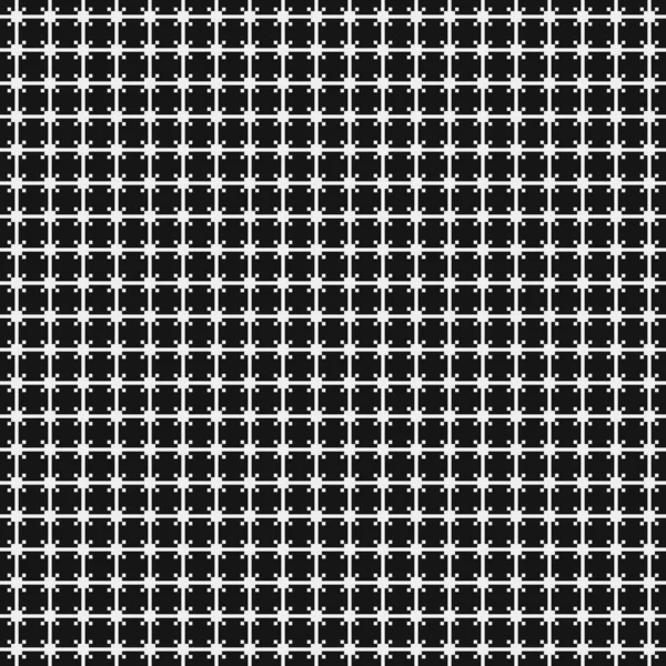 Abstract Cross Pattern Dots Logo Generative Computational Art Illustration — стоковый вектор