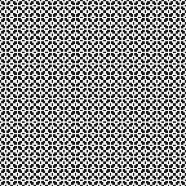 Ilustración Abstracta Del Vector Patrón Ornamental Blanco Negro — Archivo Imágenes Vectoriales