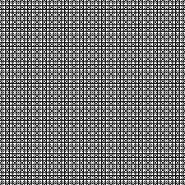 Soyut çapraz desenli logo üretken hesaplama sanatı çizimi   