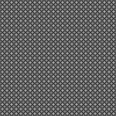 Soyut siyah ve beyaz süs desenli vektör çizimi