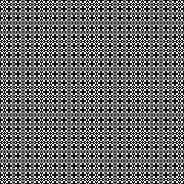 Soyut Çapraz Desenli Noktalar Logosu, üretken hesaplama sanatı çizimi   