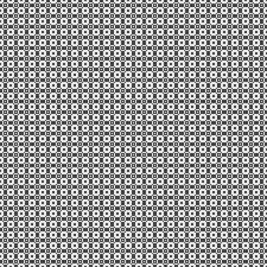 Soyut siyah ve beyaz süs desenli vektör çizimi