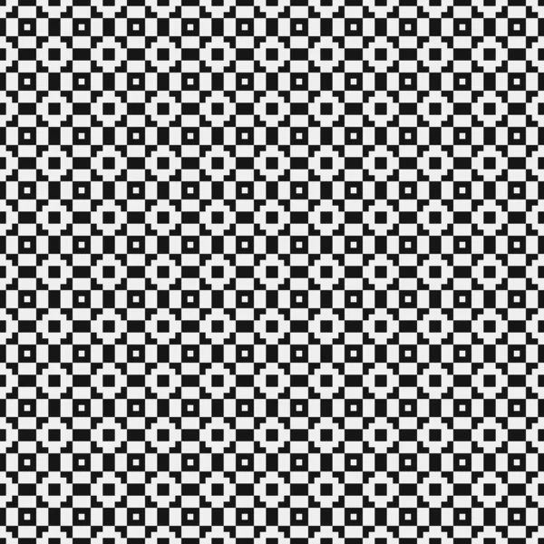 Motif Abstrait Géométrique Noir Blanc Illustration Vectorielle — Image vectorielle