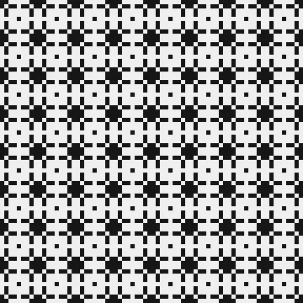 Motif Géométrique Sans Couture Noir Blanc Illustration Vectorielle — Image vectorielle