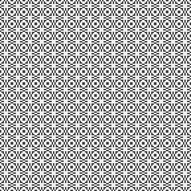 Noktalı soyut geometrik desen, üretken hesaplama sanatı çizimi 