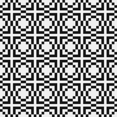 Soyut Çapraz Noktalar Şablonu, arka plan. Vektör illüstrasyonu  