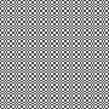 Vektör kusursuz desen. Soyut geometrik arkaplan. siyah ve beyaz doku