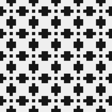 Soyut Çapraz Noktalar Şablonu, arka plan. Vektör illüstrasyonu   