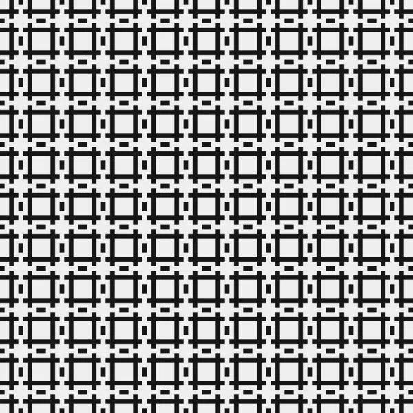 Μαύρο Και Άσπρο Γεωμετρικό Μοτίβο Χωρίς Ραφή Εικονογράφηση Διανύσματος — Διανυσματικό Αρχείο