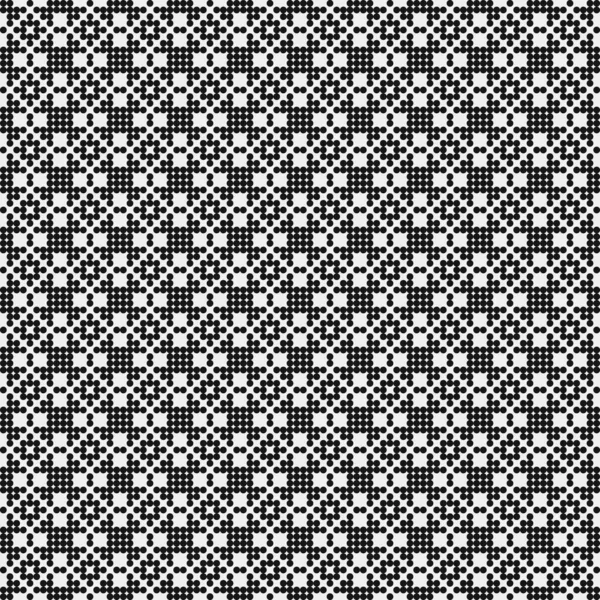 Abstrakt Geometrisk Mønster Med Prikker Generativ Computerkunst Illustration – Stock-vektor