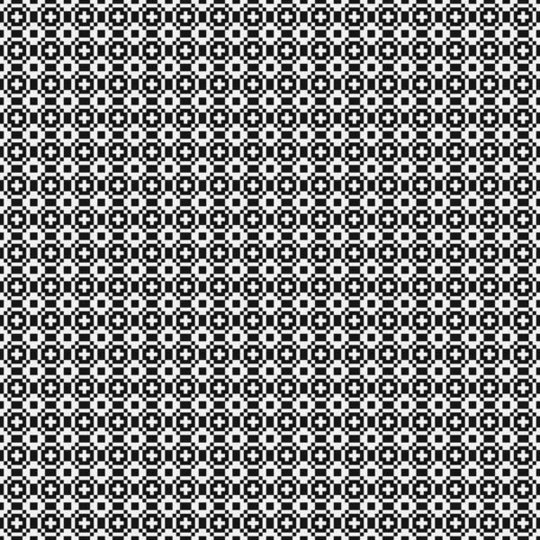 Abstrait Cross Pattern Dots Logo Illustration Générative Art Numérique — Image vectorielle