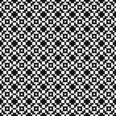 Geometrik siyah beyaz şekilsiz arka plan, vektör illüstrasyonu 