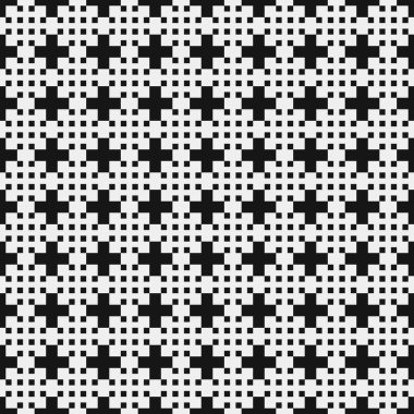 soyut geometrik siyah beyaz desen, vektör illüstrasyonu 