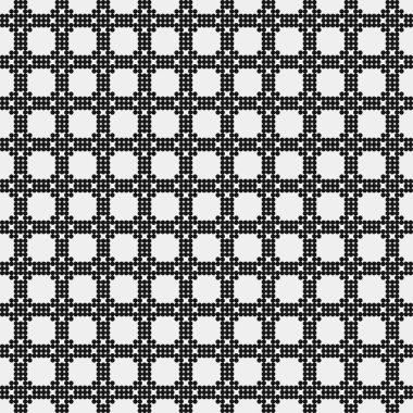 Noktalı soyut desen, üretken hesaplama sanatı çizimi 