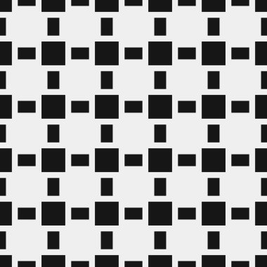 Soyut siyah ve beyaz süs desenli vektör çizimi