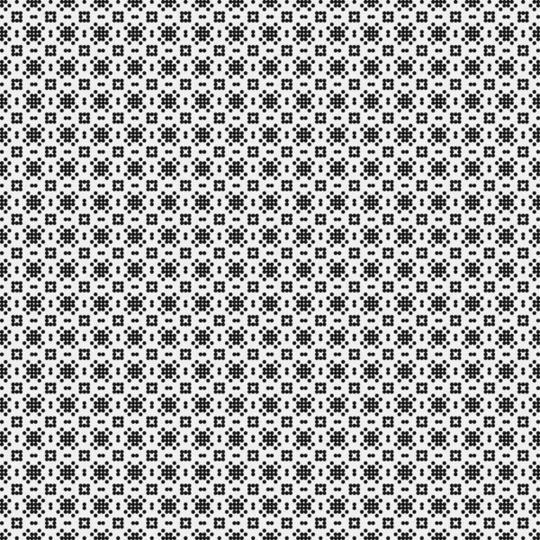 Ilustración Abstracta Del Vector Patrón Ornamental Blanco Negro — Vector de stock