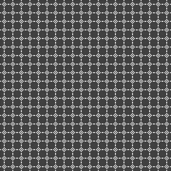 Geometrisch Zwart Wit Naadloze Vormen Achtergrond Vector Illustratie — Stockvector