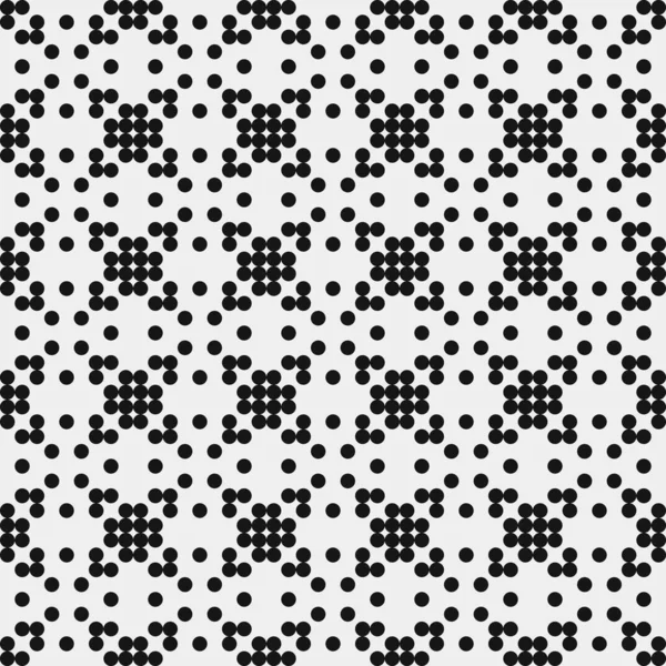 Astratto Croce Pattern Dots Logo Arte Computazionale Generativa Illustrazione — Vettoriale Stock