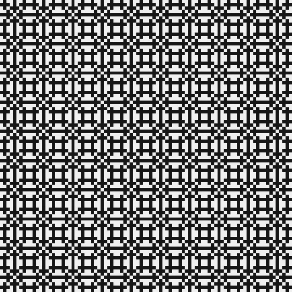 Patrón Abstracto Geométrico Blanco Negro Ilustración Vectorial — Archivo Imágenes Vectoriales