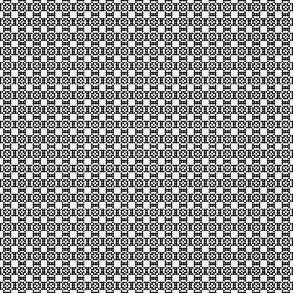 Abstraktní Geometrické Černobílé Bezešvé Tvary Pozadí Vektorové Ilustrace — Stockový vektor