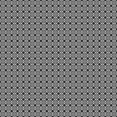 Siyah ve beyaz geometrik şekillerin kusursuz deseni. vektör illüstrasyonu.